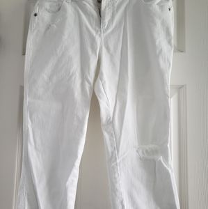 NY&C skinny crop Capri jeans size 12